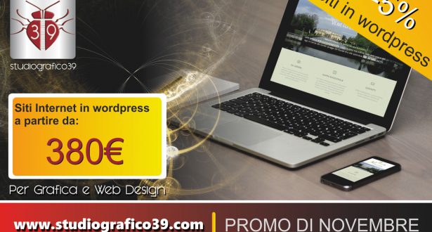 Promo di Novembre siti wordpress