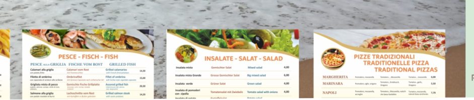 Grafica per la ristorazione